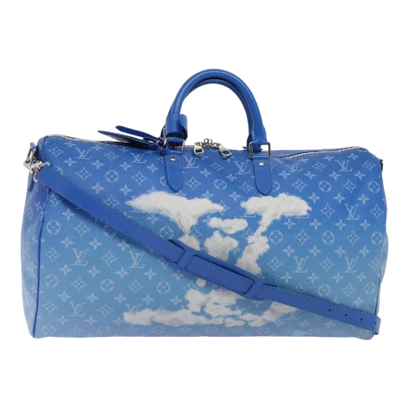 LOUIS VUITTON Monogram Clouds Keepall Bandouliere 50 Bag M45428 LV Auth yk14164A