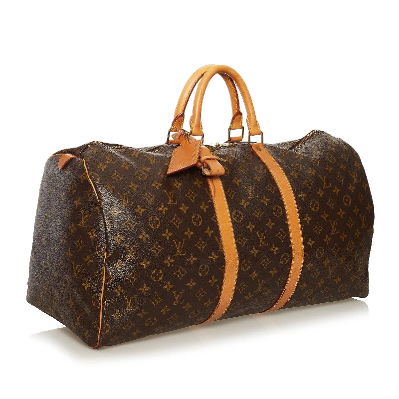 Louis Vuitton Monogram Keepall 55 (SHG-34883)