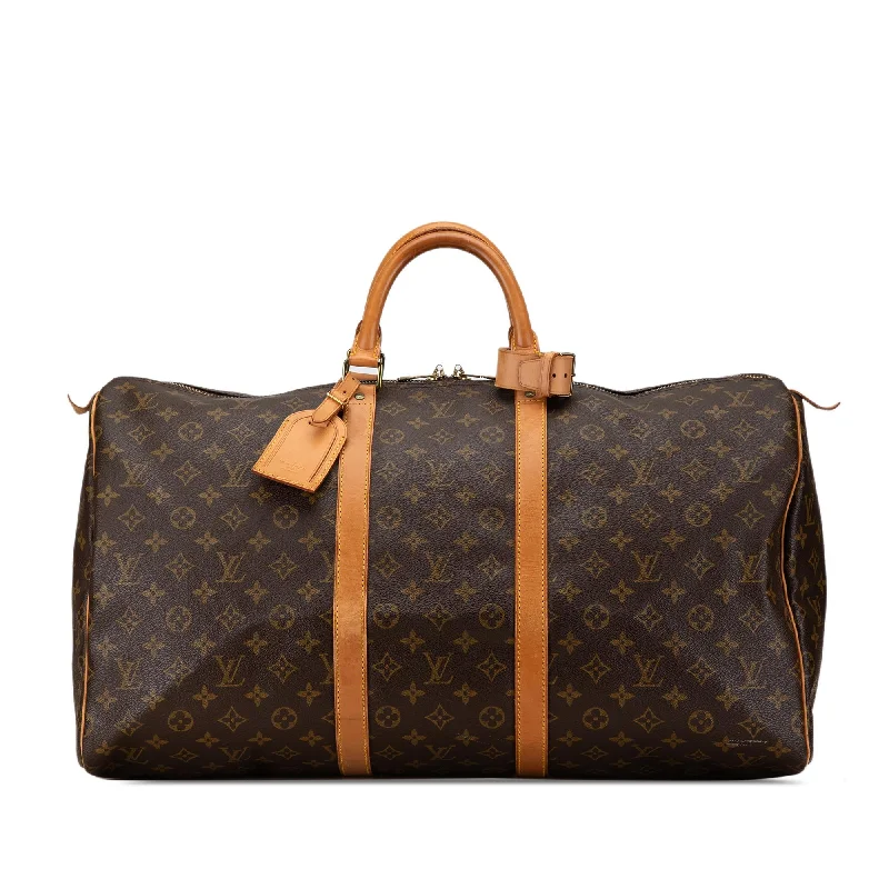 Louis Vuitton Monogram Keepall 55 (SHG-PN64pG)