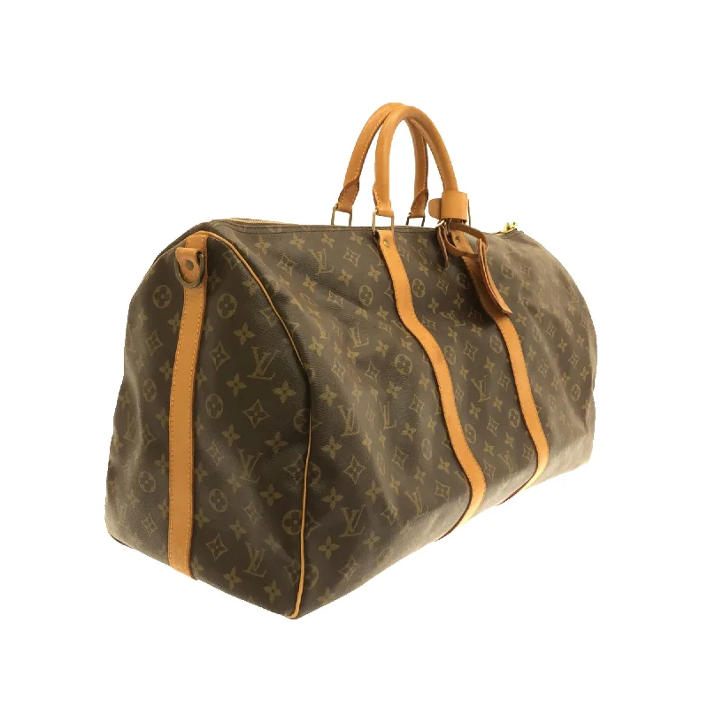 Louis Vuitton Monogram Keepall Bandouliere 55 (SHG-36464)