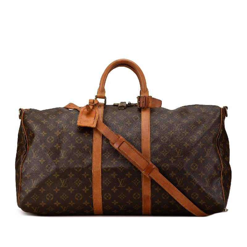 Louis Vuitton Monogram Keepall Bandouliere 55 (SHG-EvL2Ux)