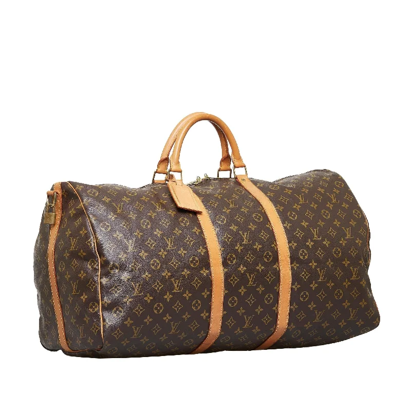 Louis Vuitton Monogram Keepall Bandouliere 60 (SHG-ApwVcB)