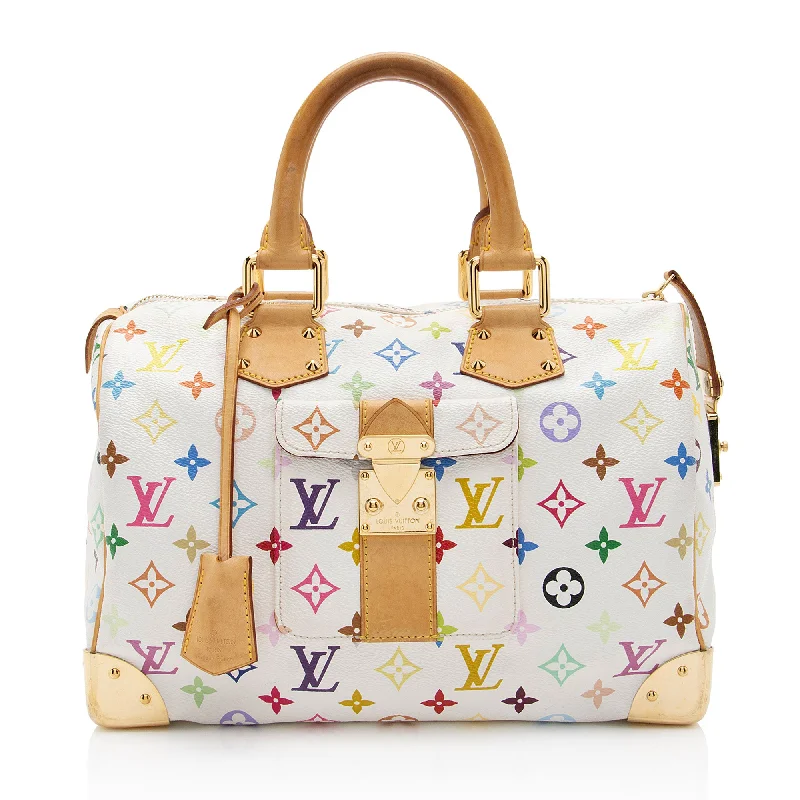 Louis Vuitton Monogram Multicolore Speedy 30 Satchel (SHF-f2pIYW)