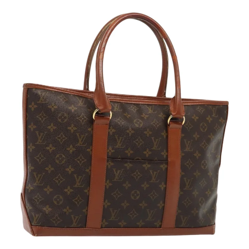 LOUIS VUITTON Monogram Sac Weekend PM Tote Bag M42425 LV Auth 86774