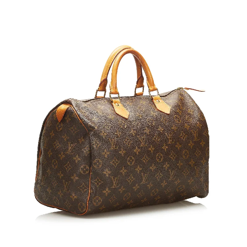 Louis Vuitton Monogram Speedy 35 (SHG-35143)