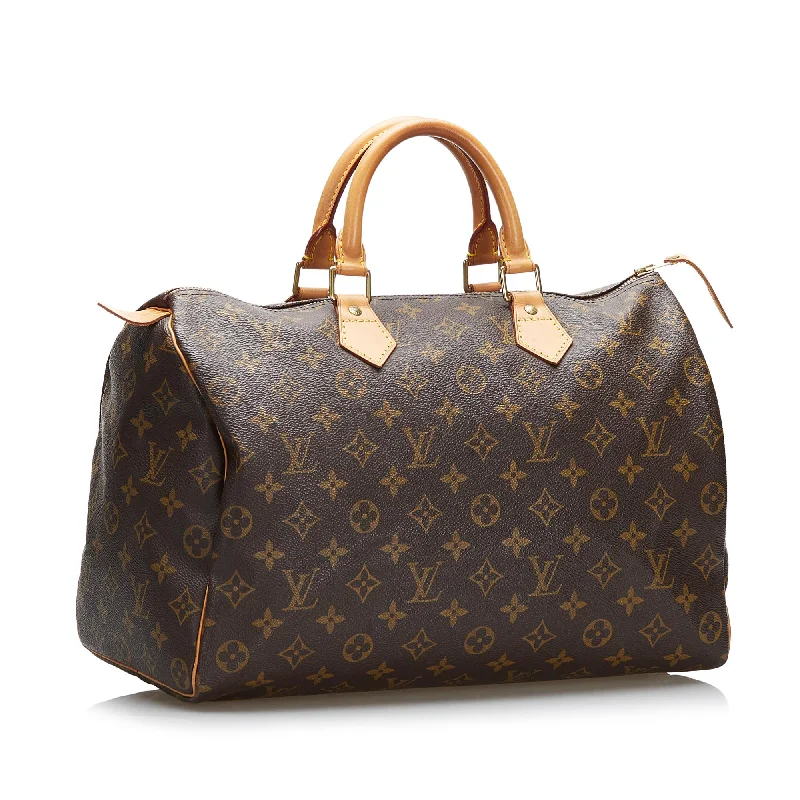 Louis Vuitton Monogram Speedy 35 (SHG-36881)