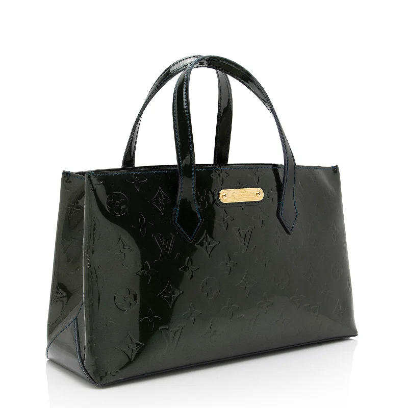 Louis Vuitton Monogram Vernis Wilshire PM Tote (SHF-ZcOAu3)