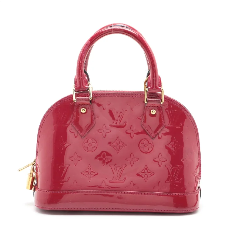 LOUIS VUITTON Alma BB in Monogram Vernis Red M91771