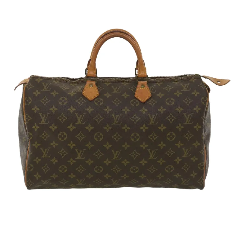 Louis Vuitton Brown Canvas Speedy 40 travel bag