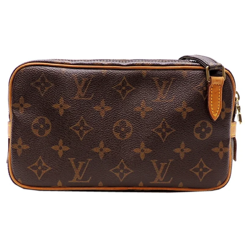 Louis Vuitton Brown Canvas Marly shoulder bag