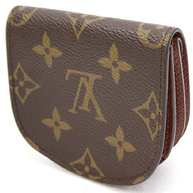 LOUIS VUITTON Coin Case Monogram Porte Monet Guze M61970 Men's Wallet