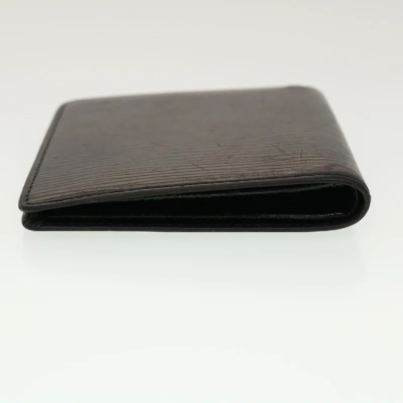 LOUIS VUITTON Epi Bifold Wallet Black LV  45100