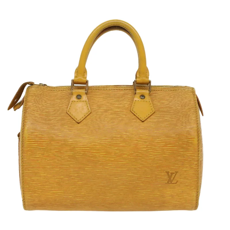 LOUIS VUITTON Epi Speedy 25 Hand Bag Tassili Yellow M43019 LV  48961