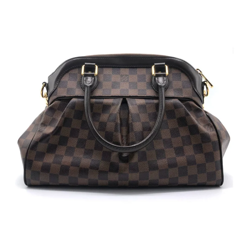 LOUIS VUITTON Handbag Shoulder Bag Damier Trevi PM Canvas Brown Ladies