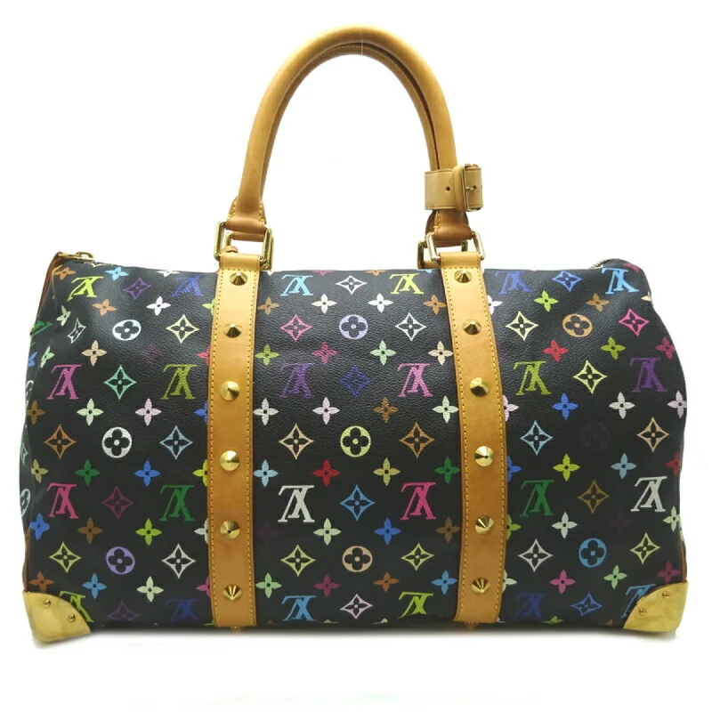 LOUIS VUITTON Keepall 45 Women's/Men's Boston Bag M92640 Monogram Multicolor Noir