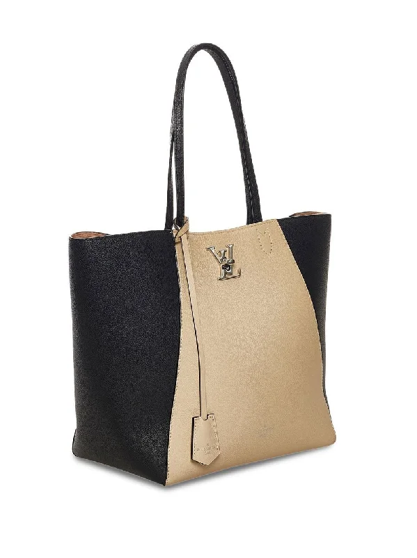 LOUIS VUITTON LOCKME CABAS LEATHER TOTE BAG