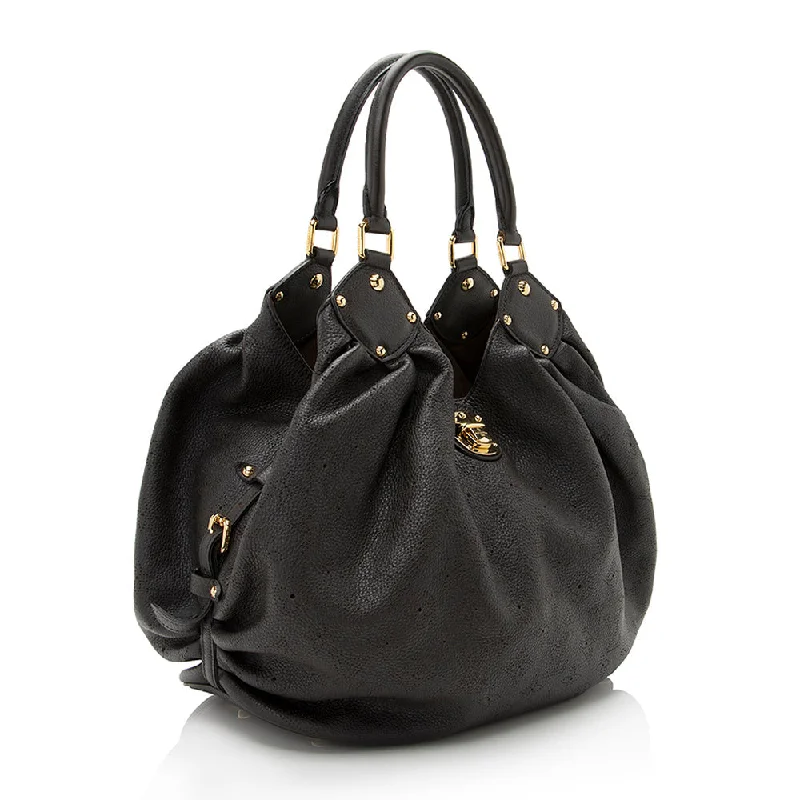 Louis Vuitton Mahina Leather L Hobo (SHF-21768)