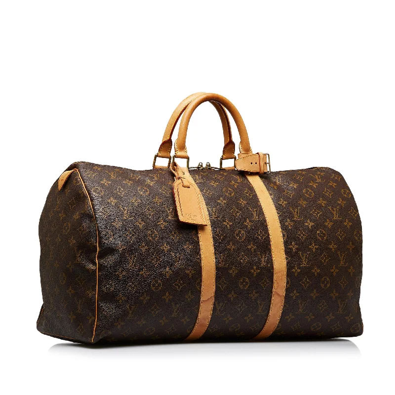 Louis Vuitton Monogram Keepall 50 (SHG-37vfEj)