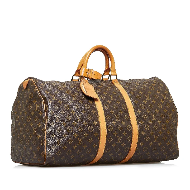 Louis Vuitton Monogram Keepall 55 (SHG-3nAVwN)