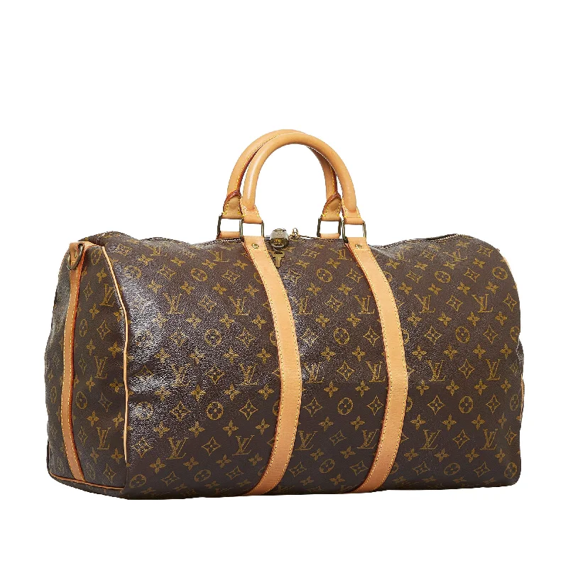 Louis Vuitton Monogram Keepall Bandouliere 50 (SHG-MpU2Pu)