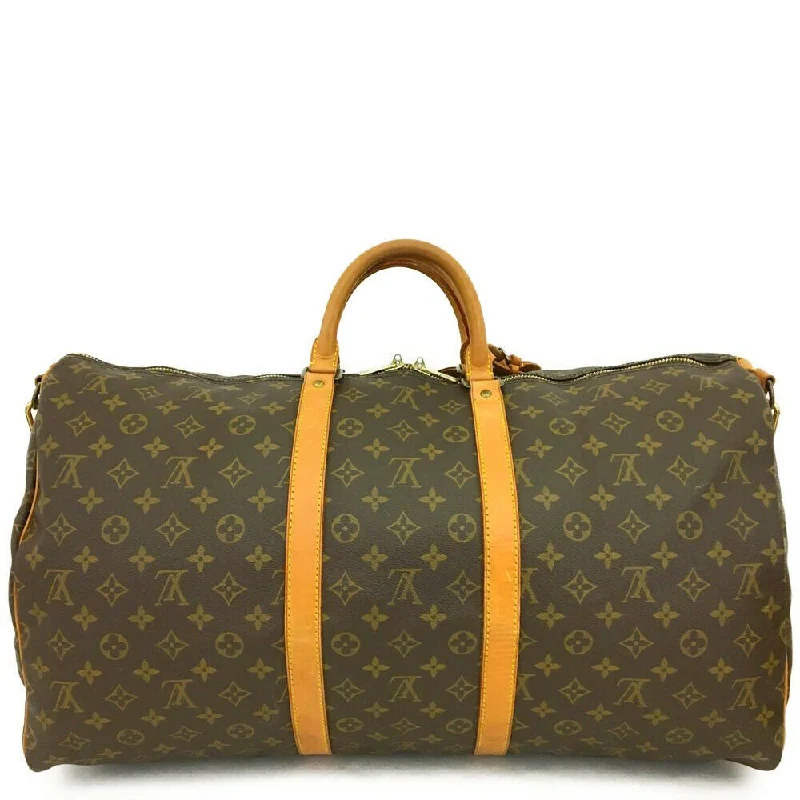 Louis Vuitton Monogram Keepall Bandouliere 55 Boston Hand Bag