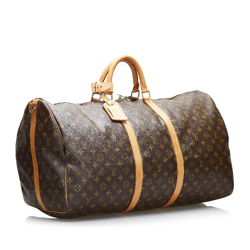 Louis Vuitton Monogram Keepall Bandouliere 60 (SHG-POGxF8)