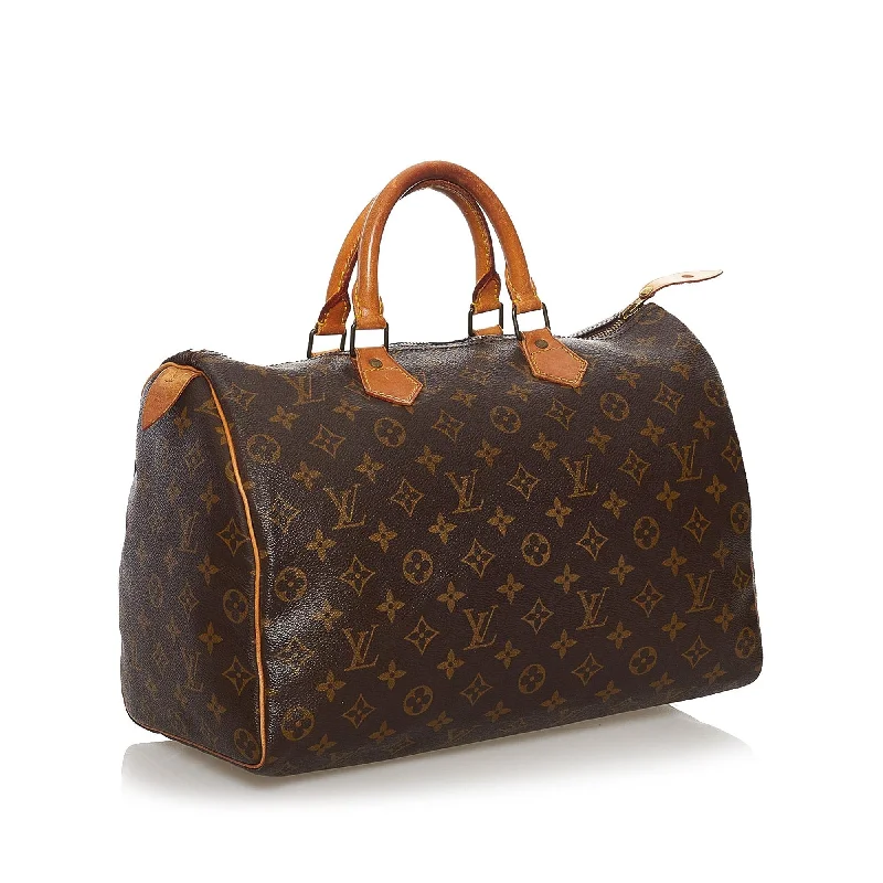 Louis Vuitton Monogram Speedy 35 (SHG-34706)