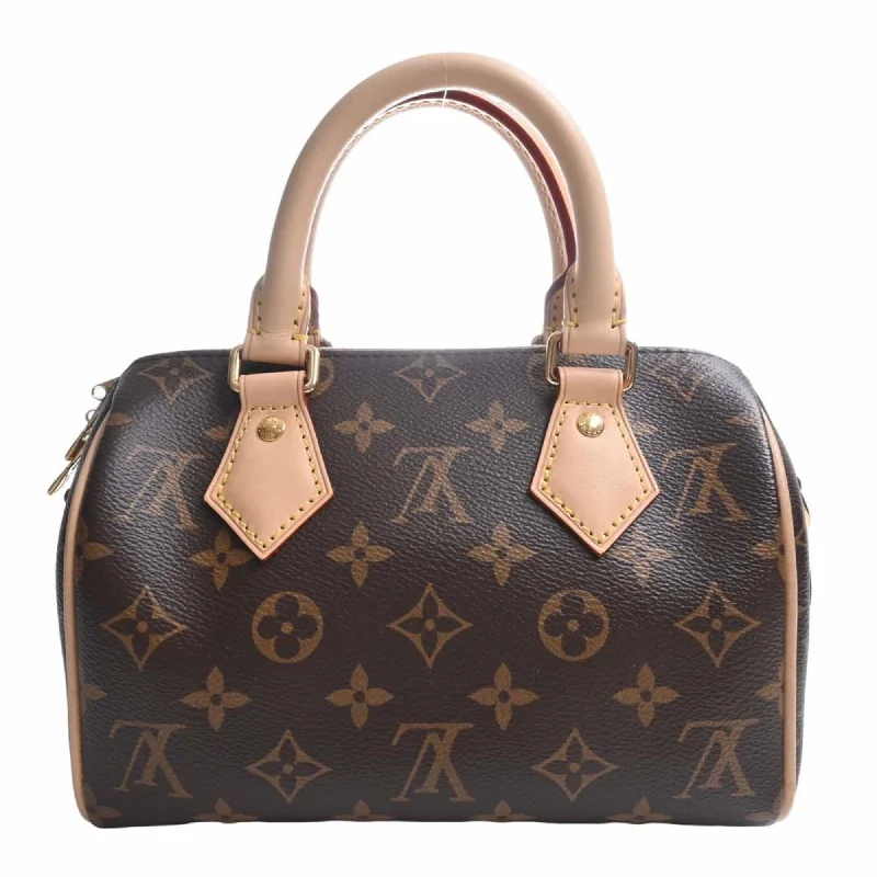 LOUIS VUITTON Monogram Speedy Bandouliere 20 Handbag M45957 Brown Women's