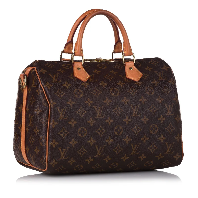 Louis Vuitton Monogram Speedy Bandouliere 30 (SHG-35821)