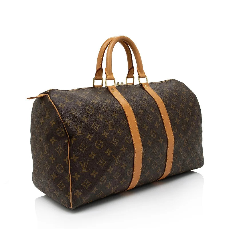 Louis Vuitton Vintage Monogram Canvas Keepall 45 Duffle Bag (SHF-6rTrqZ)