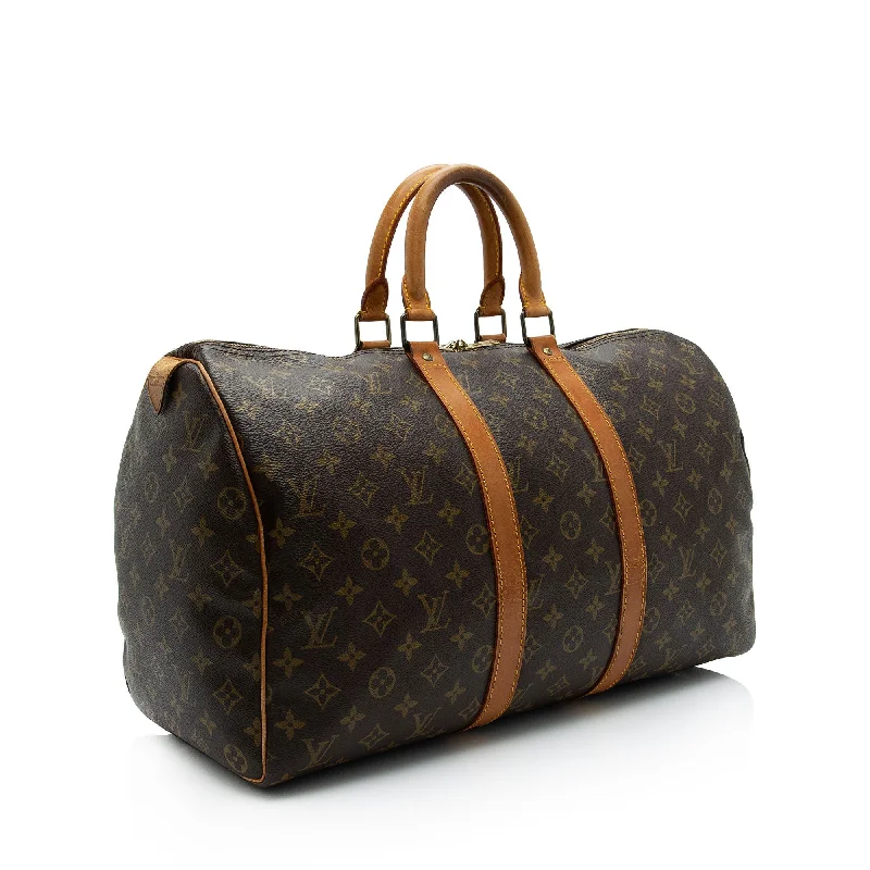 Louis Vuitton Vintage Monogram Canvas Keepall 45 Duffle Bag (SHF-sR0lBl)