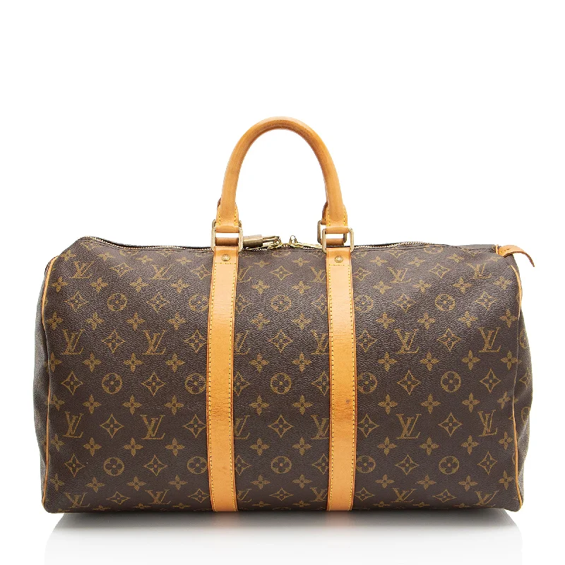 Louis Vuitton Vintage Monogram Canvas Keepall 45 Duffle (SHF-tZDuKX)