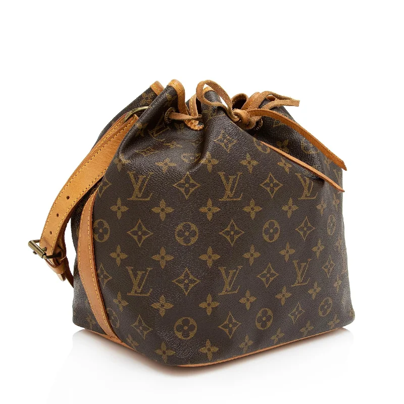 Louis Vuitton Vintage Monogram Canvas Petit Noe Shoulder Bag (SHF-S2V9Zp)