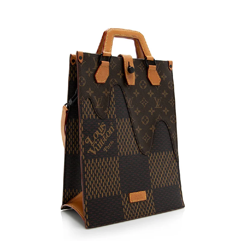 Louis Vuitton x NIGO Giant Damier Ebene Monogram Canvas Mini Tote (SHF-21070)